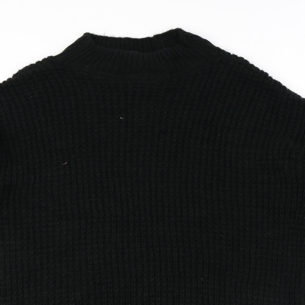Womens UK Size 12 PRETTYLITTLETHING Black Pullover Jumper