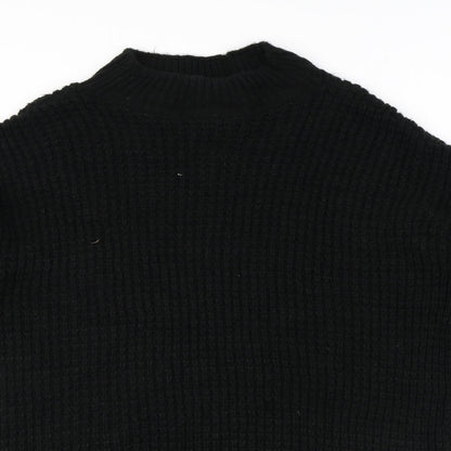Womens UK Size 12 PRETTYLITTLETHING Black Pullover Jumper