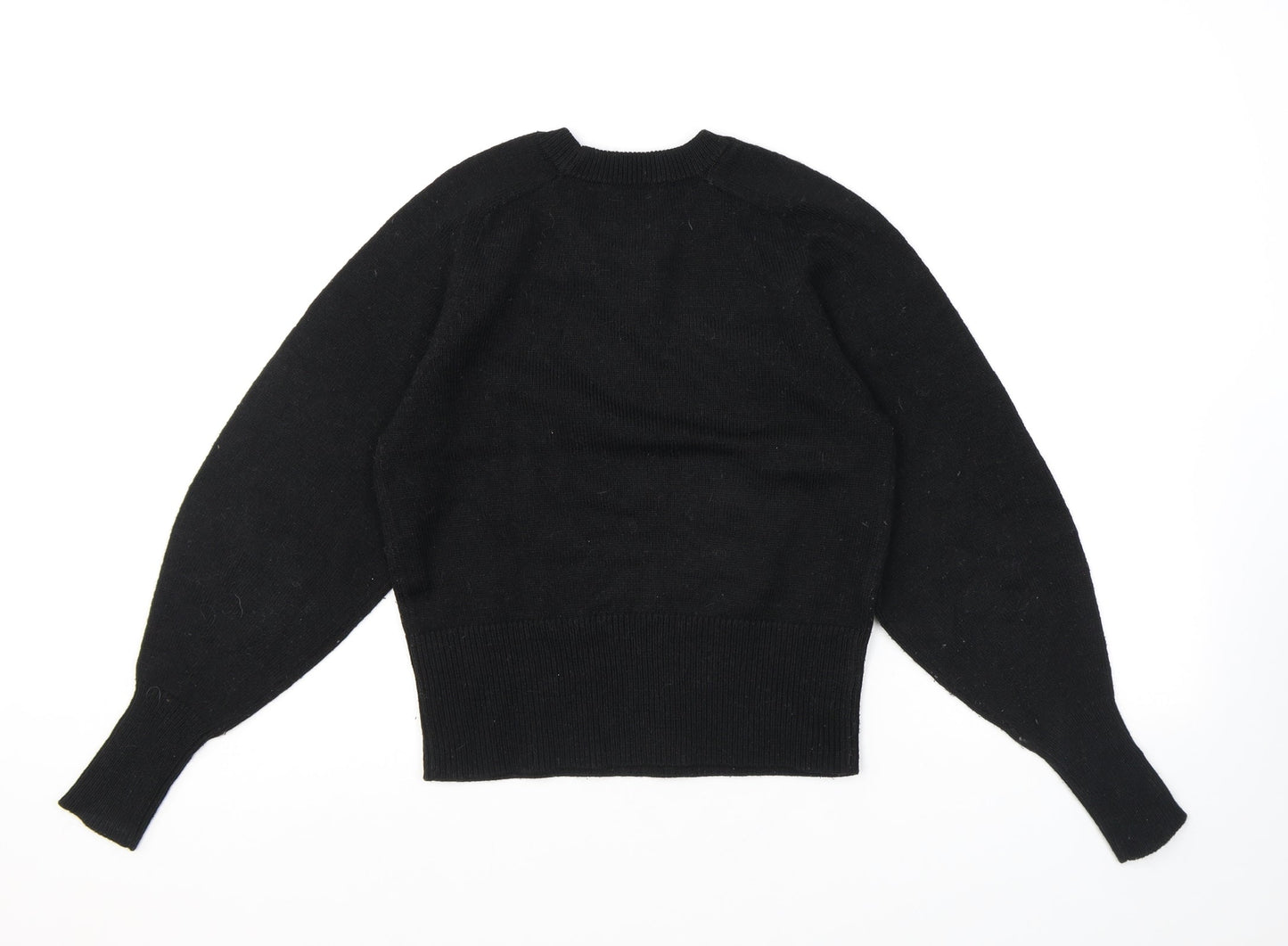 Womens UK Size XS NEXT Black Pullover Jumper
