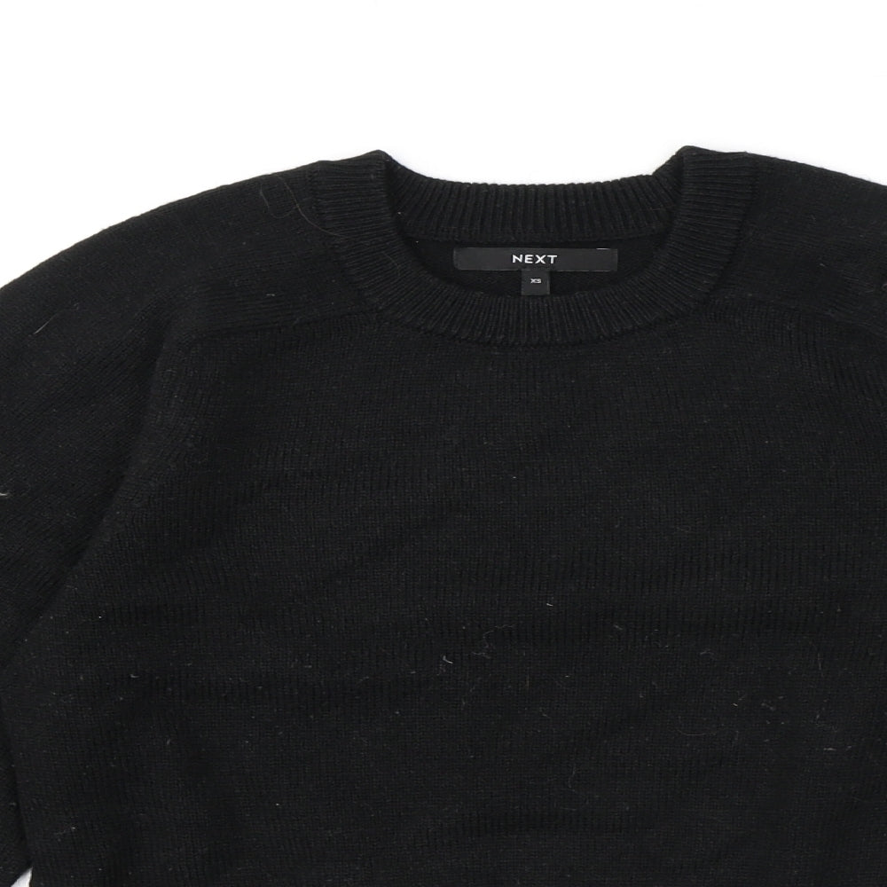Womens UK Size XS NEXT Black Pullover Jumper