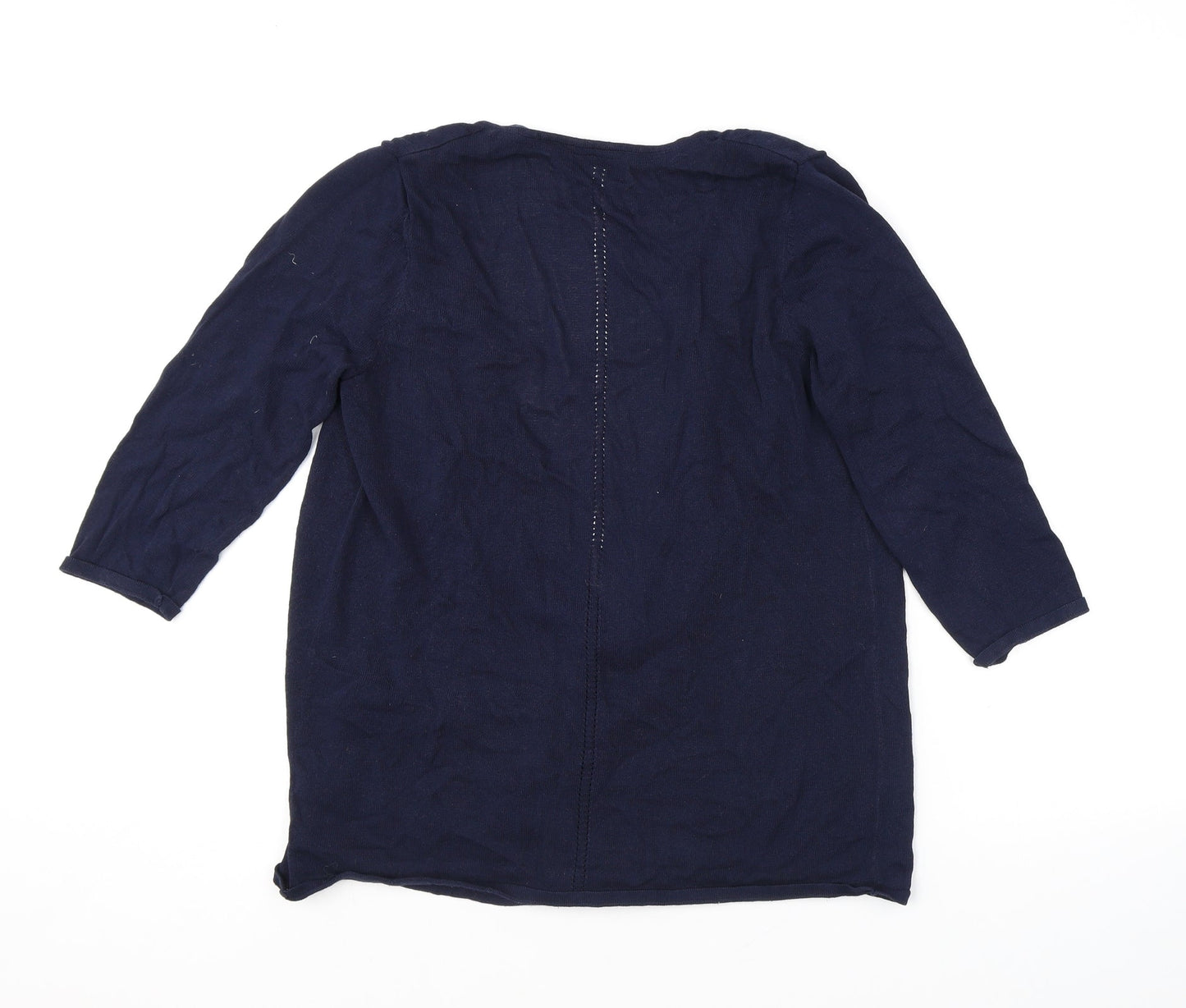 Womens UK Size M Monsoon Blue Cardigan Jumper