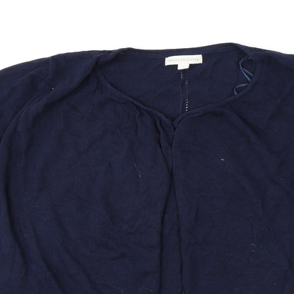 Womens UK Size M Monsoon Blue Cardigan Jumper