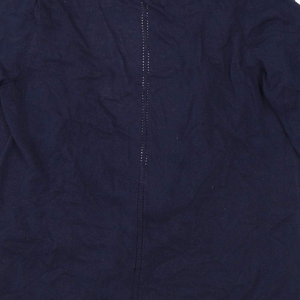 Womens UK Size M Monsoon Blue Cardigan Jumper
