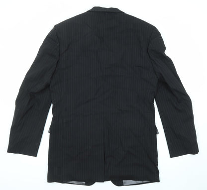 Mens UK Size 40 Tom English Regular Black Suit Jacket