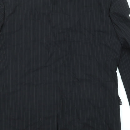 Mens UK Size 40 Tom English Regular Black Suit Jacket