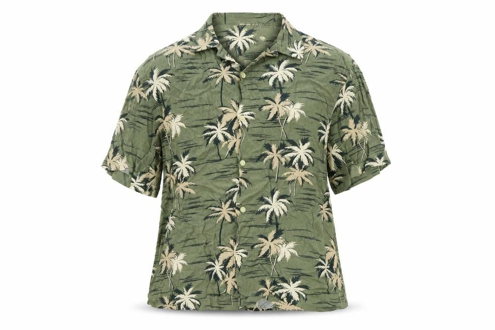 Womens UK Size S H&M Green Basic Button-Up