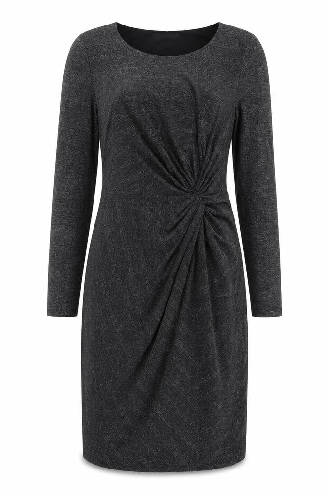 Oasis Womens Black Polyamide A-Line Size M Boat Neck Pullover