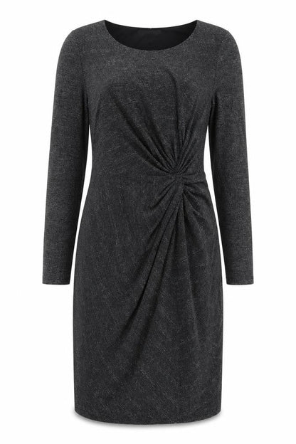 Oasis Womens Black Polyamide A-Line Size M Boat Neck Pullover