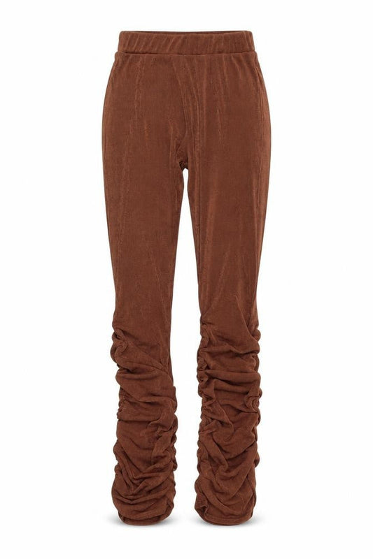 Womens UK Size 8 PRETTYLITTLETHING Regular Fit  Brown Trousers