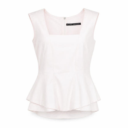 Womens UK Size S Zara Pink Basic Blouse