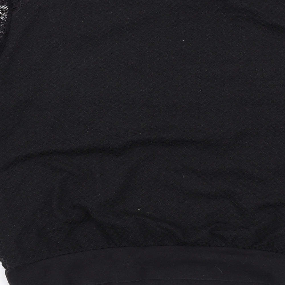 Womens UK Size M French Connection Black Pullover Sweatshirt