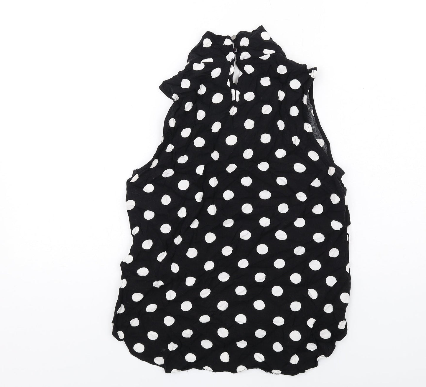 Womens UK Size 12 Wallis Black Basic Blouse