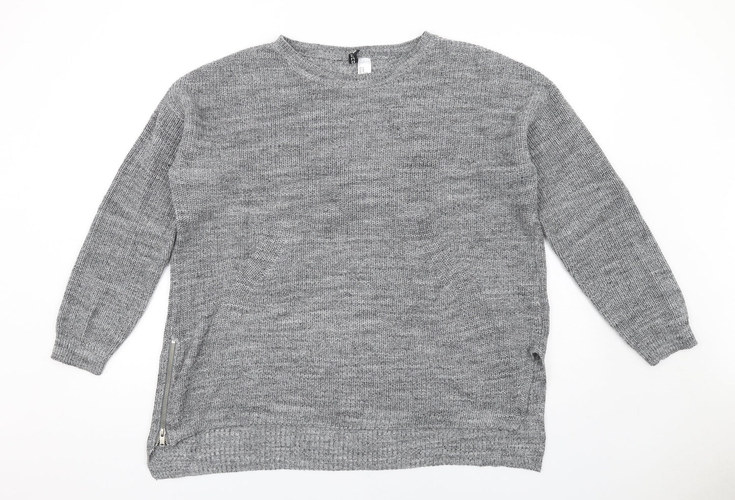 Womens UK Size M H&M Grey Pullover Jumper