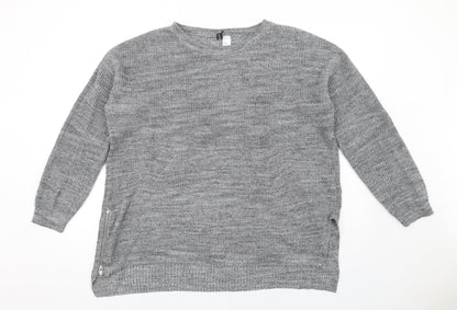 Womens UK Size M H&M Grey Pullover Jumper