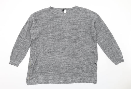 Womens UK Size M H&M Grey Pullover Jumper