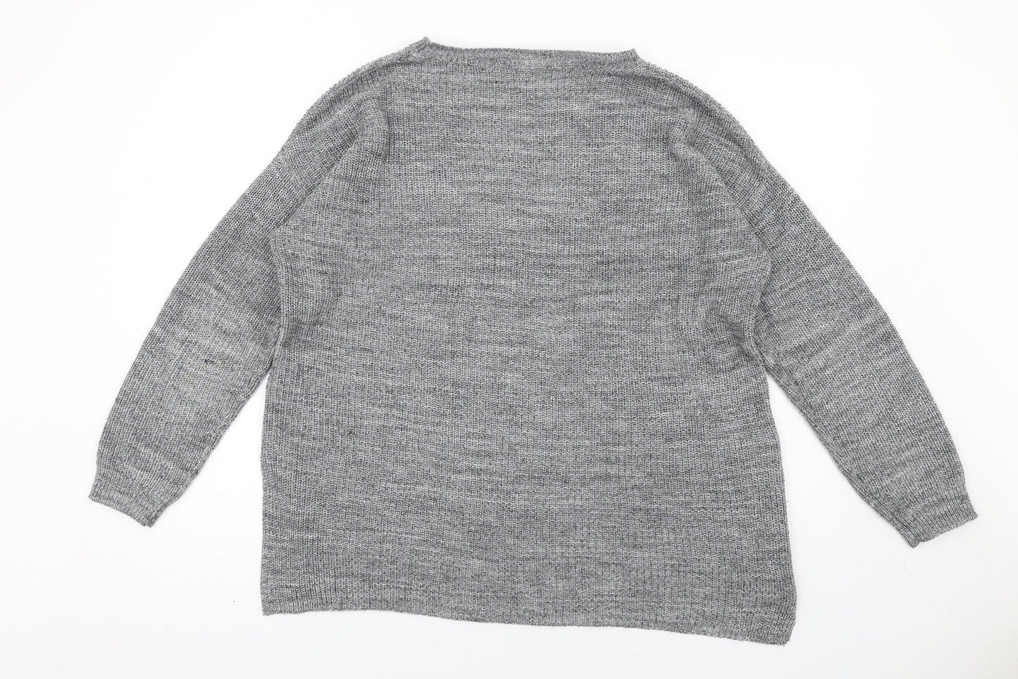 Womens UK Size M H&M Grey Pullover Jumper