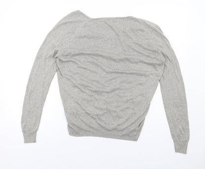 Womens UK Size 12 Dorothy Perkins Grey Pullover Jumper