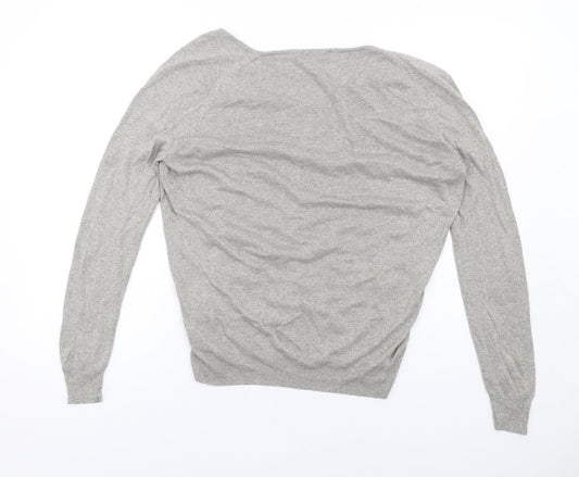 Womens UK Size 12 Dorothy Perkins Grey Pullover Jumper