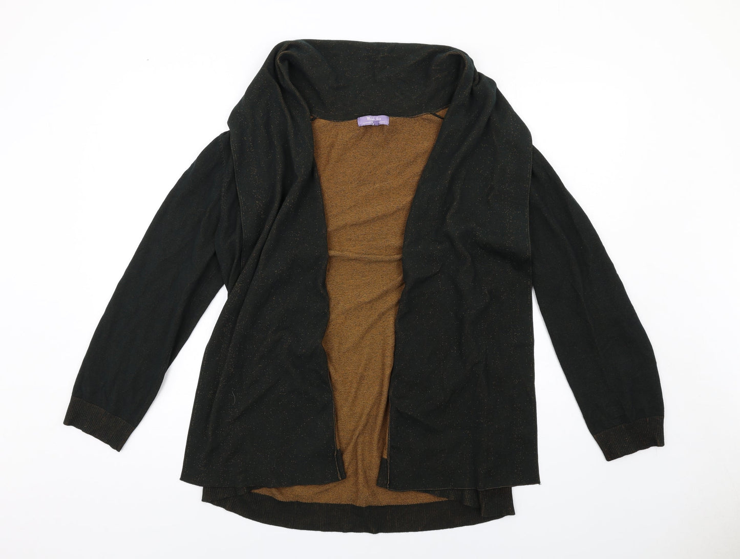 Womens UK Size 14 Michele Hope Black Cardigan Jumper
