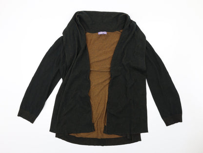 Womens UK Size 14 Michele Hope Black Cardigan Jumper