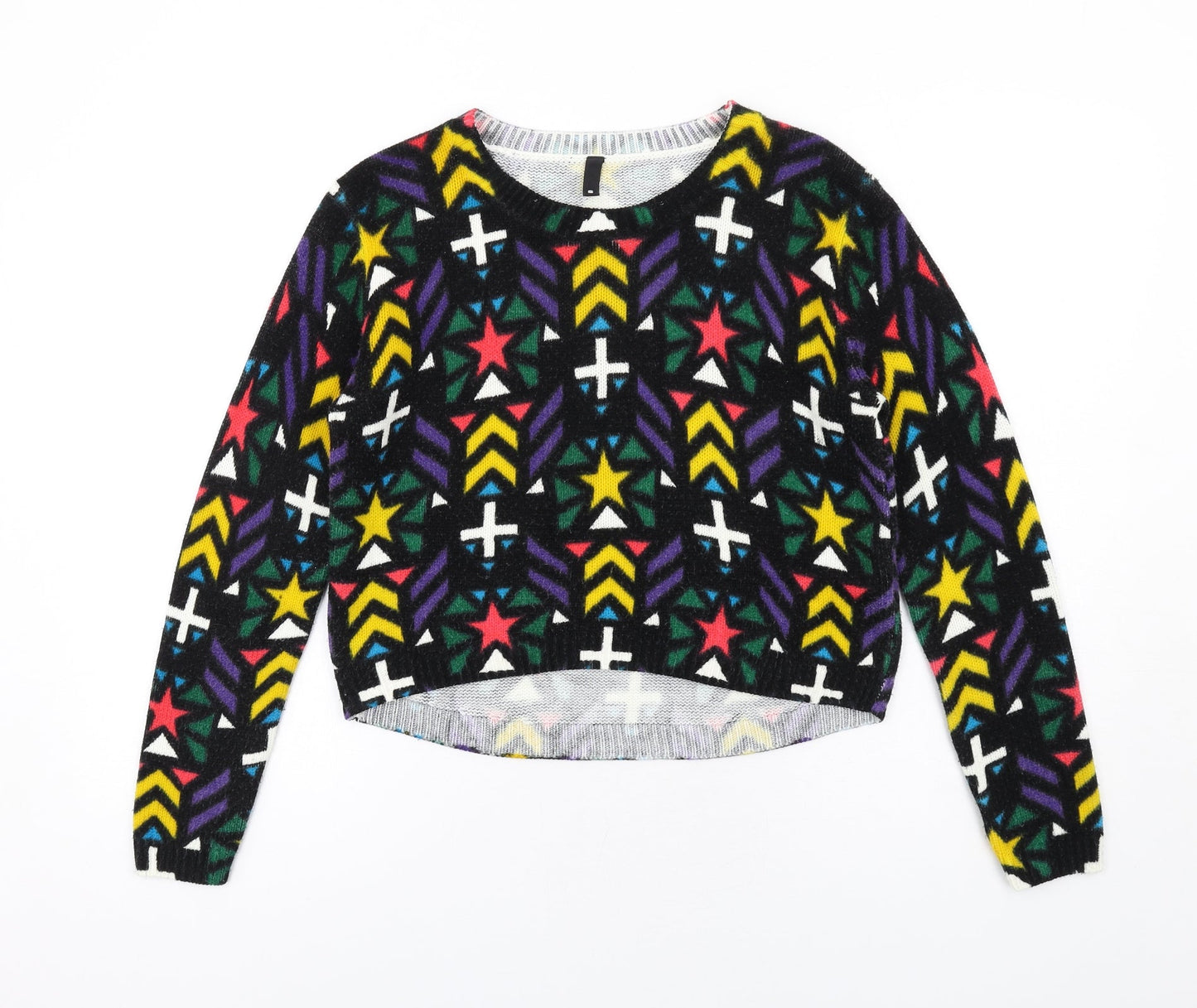 Womens UK Size S H&M Multicoloured Pullover Jumper