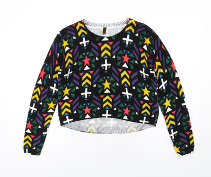 Womens UK Size S H&M Multicoloured Pullover Jumper