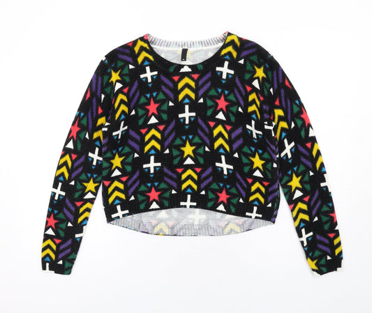 Womens UK Size S H&M Multicoloured Pullover Jumper