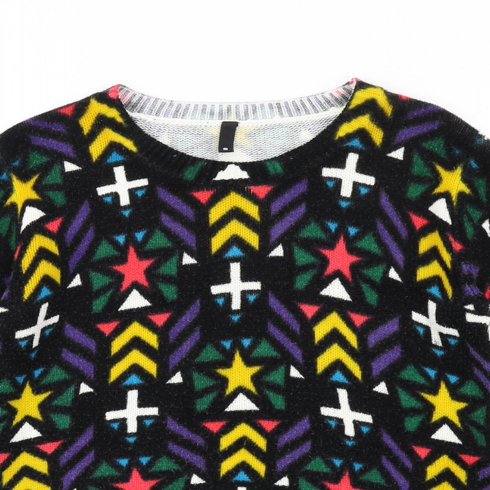 Womens UK Size S H&M Multicoloured Pullover Jumper