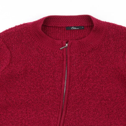 Womens UK Size M Bonmarché Pink Full Zip Jumper