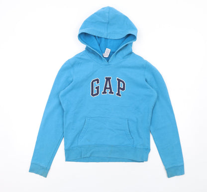 Gap Boys Blue Cotton Pullover Hoodie Size S Pullover