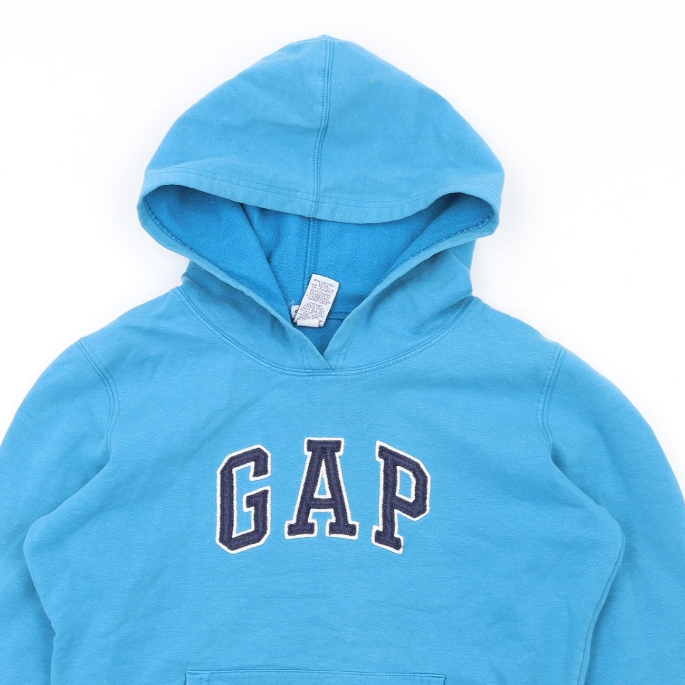 Gap Boys Blue Cotton Pullover Hoodie Size S Pullover