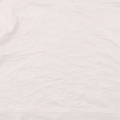 H&M Womens Pink Cotton Pullover Sweatshirt Size M Pullover