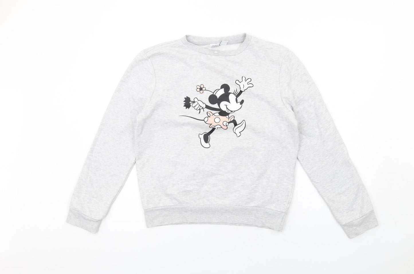 Womens UK Size XS Disney Grey Pullover Sweatshirt