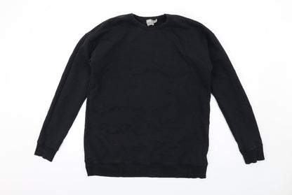 Womens UK Size 10 ASOS Black Pullover Sweatshirt