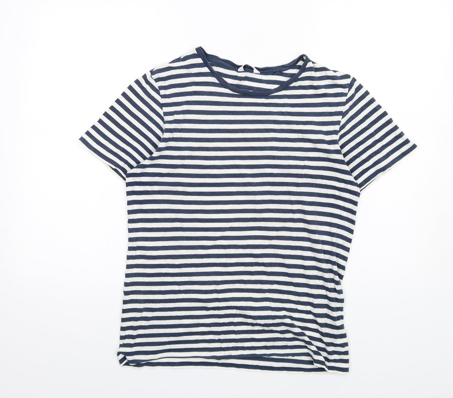 Womens UK Size S NEXT Blue Basic T-Shirt