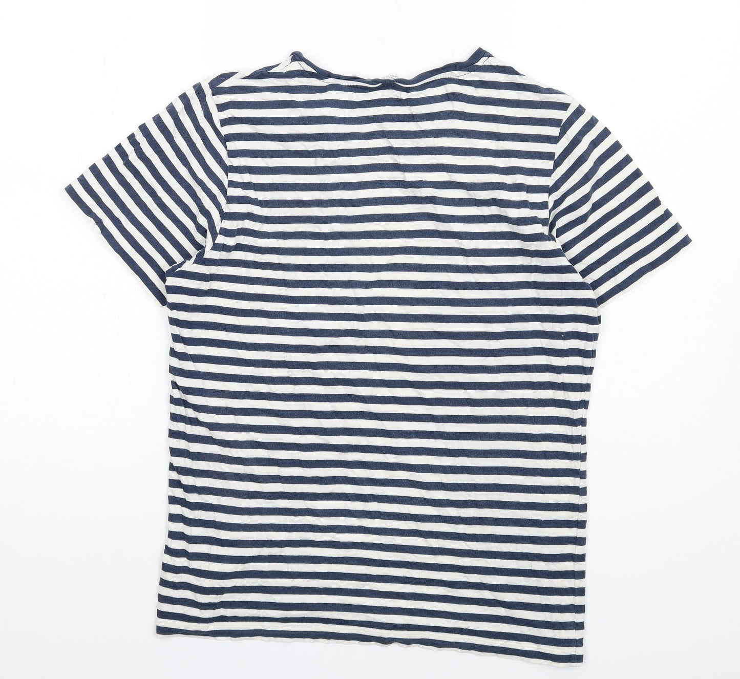 Womens UK Size S NEXT Blue Basic T-Shirt