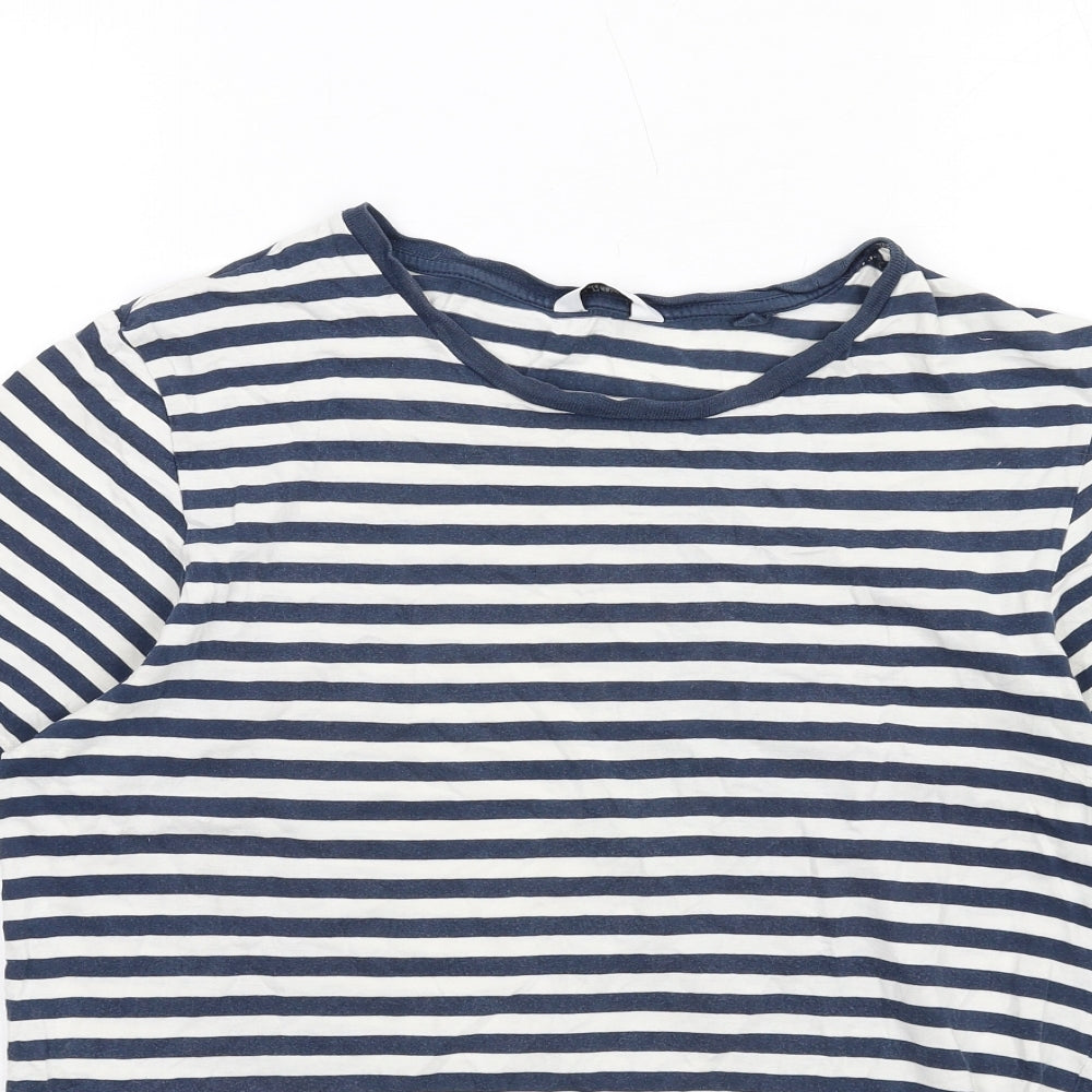 Womens UK Size S NEXT Blue Basic T-Shirt