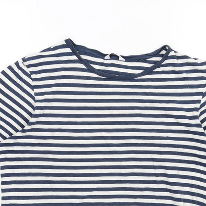 Womens UK Size S NEXT Blue Basic T-Shirt