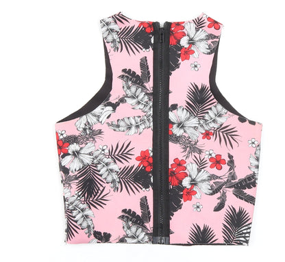 Womens UK Size S Cotton On Pink Cropped Tank