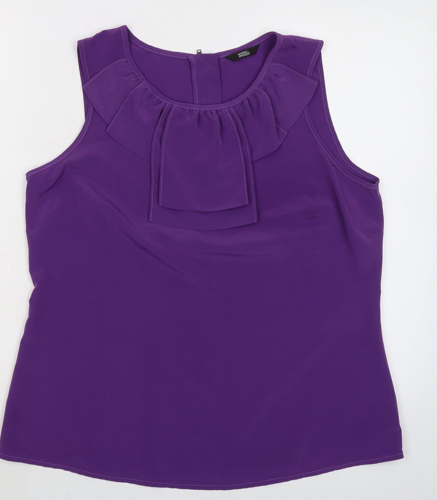 Womens UK Size 16 Marks and Spencer Purple Basic Tank