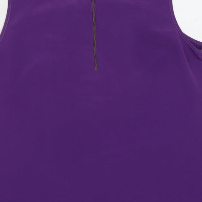 Womens UK Size 16 Marks and Spencer Purple Basic Tank