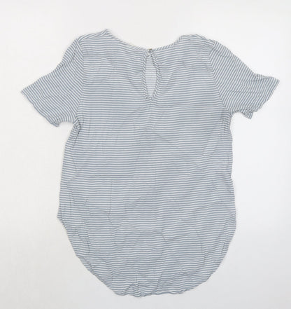 Womens UK Size 10 H&M Grey Basic T-Shirt