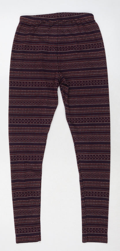 Womens UK Size S New Look  Carrot Multicoloured Leggings