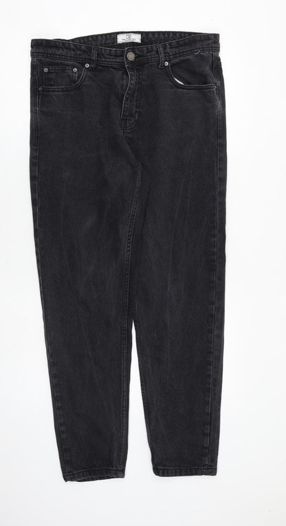 Don't Think Twice Womens Black Cotton Skinny Jeans Size 32 in L34 in Regular Zip