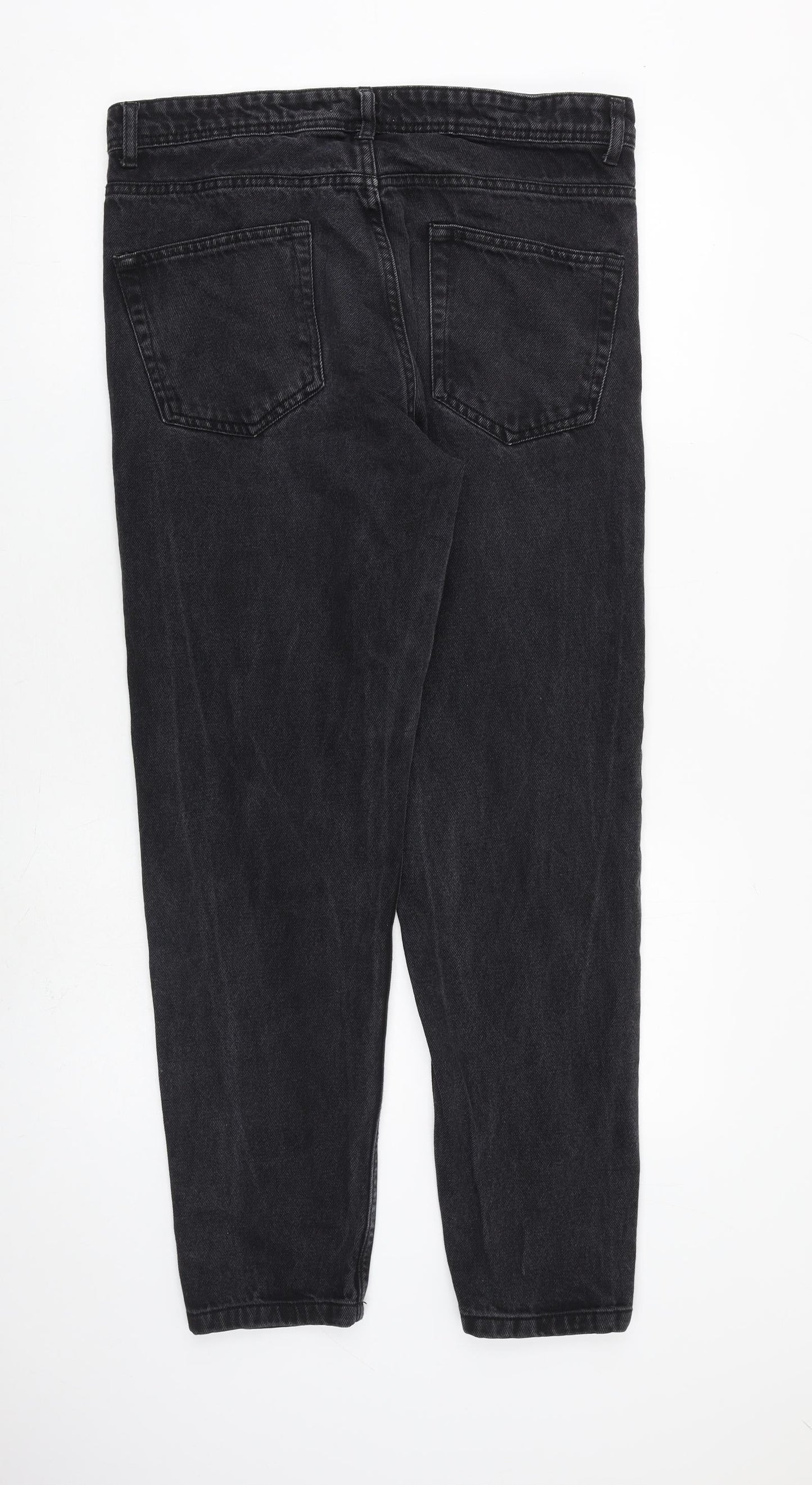 Don't Think Twice Womens Black Cotton Skinny Jeans Size 32 in L34 in Regular Zip