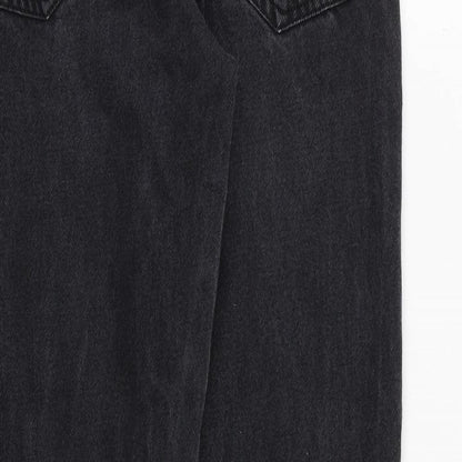 Don't Think Twice Womens Black Cotton Skinny Jeans Size 32 in L34 in Regular Zip