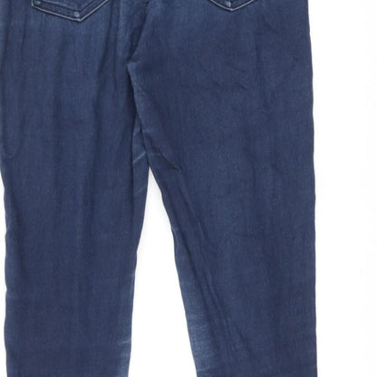 Womens UK Size 12 Marks and Spencer Regular Fit Skinny Blue Jeans