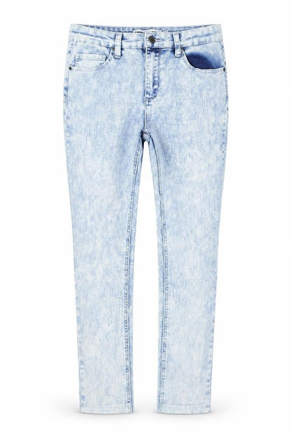Womens UK Size 12 The Rockn Rev Regular Fit Skinny Blue Jeans