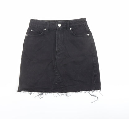 Womens UK Size 4 Denim & Co. A-Line Denim Skirt
