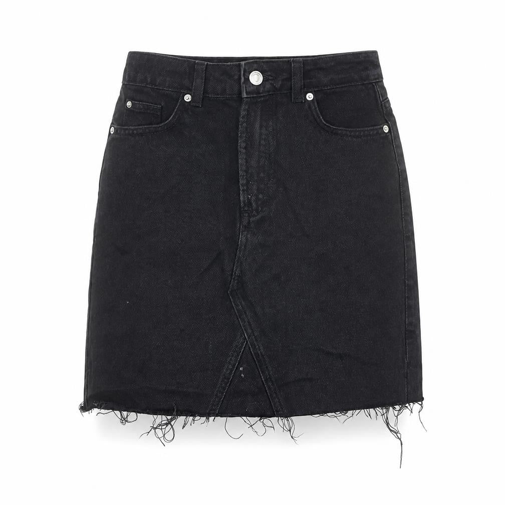 Womens UK Size 4 Denim & Co. A-Line Denim Skirt